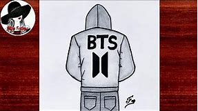 BTS boy drawing | BTS Army drawing | How to draw BTS boy