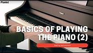 Basics of Playing the Piano: Hand Shape and Hand Position (2)