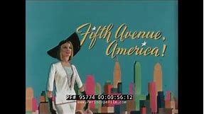 " FIFTH AVENUE AMERICA! " 1960s NEW YORK CITY / FIFTH AVENUE DOCUMENTARY 95774