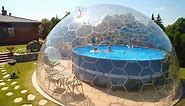Above Ground Dome Pool Enclosure Aura Dome™ by VikingDome. Pool accessories idea