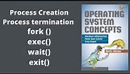 Process creation and termination - fork(), exec(), wait() and exit()