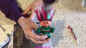 Troll Doll How To Make~DIY~Traditional Hair with Yarn