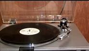 Sansui FR-D35 Turntable with a Vintage Audio Technica AT-33 Cartridge Demo