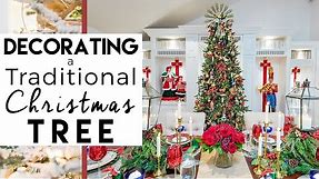 Christmas Tree | Vintage Style Red and Green | Christmas Decorations & Ideas