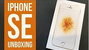 iPhone SE Unboxing (64GB, Gold)