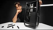 My liquid-cooled PC (matte black everything)