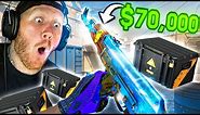 UNBOXING $2000 WEAPON CASES IN 1 CSGO GAME