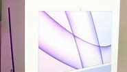 Purple M1 iMac 24" (2021) Unboxing #shorts