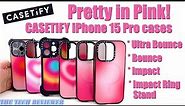 CASETiFY Ultra Bounce, Bounce & Impact Ring Stand for iPhone 15 Pro: Pretty in Pink..and Protective!