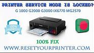 Canon G1000 G2000 G3000 MG2570S IX6770 EEPROM Replace RESET