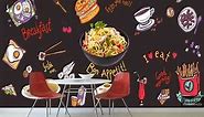 3D Restaurant and Cafe Wallpaper