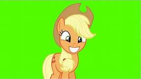 Applejack Smile - Green Screen Ponies