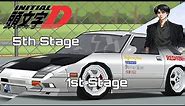 FR Legends | Detailed Ryosuke's FC3S/RX7 1st & 5th Stage Initial D Livery