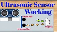 Ultrasonic sensor working principle | How does HC-SR04 Work