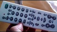Universal remote control TV-139F (china made) + code