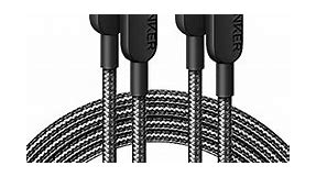 Anker iPhone Fast Charging Cable,2pack-6ft,310 USB-C to Lightning Braided Cable, MFi Certified, Cable for iPhone 14 Plus 14 14 Pro Max 13 13 Pro iPhone 12 (Black, Charger Not Included)