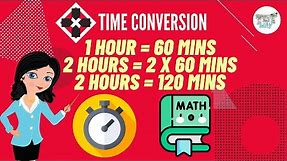 Time Conversion (Hours | Minutes | Seconds) Math - Tutway