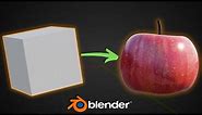 Create an Apple in Blender in 1 Minute!