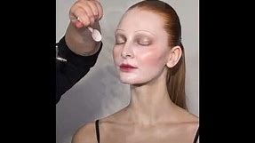 Pat McGrath LIVE - Porcelain Doll Makeup Tutorial - Glass face
