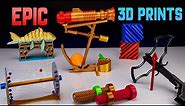 10 Insane Cool Things to 3D Print in 2023 | With Timelapses
