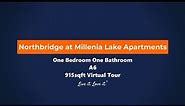 Orlando Florida Apartments Northbridge at Millenia Lake A6 915sqft Virtual Tour