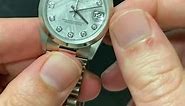 Rolex President Midsize Platinum Meteorite Diamond Ladies Watch 78246 | SwissWatchExpo