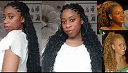 How to do Small pick and drop BOX BRAIDS - Day w me | TUTORIAL | Recreating BEYONCE'S BRAIDS