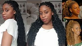 How to do Small pick and drop BOX BRAIDS - Day w me | TUTORIAL | Recreating BEYONCE'S BRAIDS