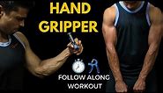 Hand Gripper Follow Along Workout - Strong & Vascular Forearms In 3mins.