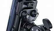 Lamicall Motorcycle Phone Mount Holder - [Dual Vibration Dampener] [Anti Shake] Motorcycle Cell Phone Holder, Upgrade Bike Phone Mount, Fit iPhone 15/14/ 13 Pro Max, More 4.7-6.7" Phones, Black