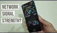 How to check actual network signal strength of your android phone?