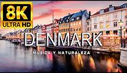 VOLANDO SOBRE DENMARK 8K UHD | música relajante junto con hermosos videos de la naturaleza|video 8K