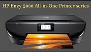 Setup of HP Envy 5000 All-in-One Printer series
