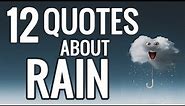 Quotes about rain - rainy day quotes