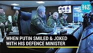 Putin jokes, smiles with his defence minister; Russian president monitors 'war games' in Far East