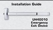 Universal Hardware Push Bar - Rim/Panic Exit Device Installation Video (UH40010)