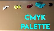 CMYK Palette | Color Mixing of TRUE Primaries | Cyan, Magenta and Yellow | LIMITED PALETTE