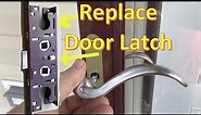 How to Replace DOOR LATCH Pella Storm Door Handle repair fix Broken Latch Assembly