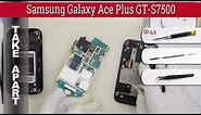 How to disassemble 📱 Samsung Galaxy Ace Plus GT-S7500 Take apart Tutorial