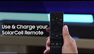 Use and Charge your SolarCell Remote