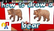 How To Draw A Grizzly Bear (realistic)