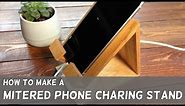 DIY Red Oak Phone Charging Stand - Easy Woodworking Projects
