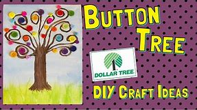 Button Tree - Dollar Tree DIY Craft Idea