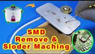 How to make a Hot Plate from rice cooker Heat Element, SMD Remover