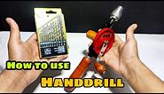 How to use hand drill machine|| Creator boy || Inventious