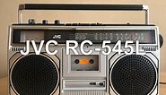JVC-RC545L STEREO RADIO CASSETTE RECORDER.80s