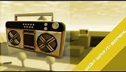 Raining Tacos (Default Audio ID) (2022 Version) - Golden Super Fly Boombox - Roblox