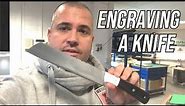 How To Engrave a Knife | Fibre Laser Engraving a Set of Kitchen Knives | Engraving Metal