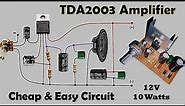 TDA2003 IC Amplifier | Audio Amplifier Circuit 12V