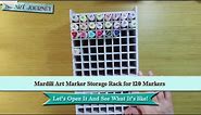 Mardili Art Marker Storage Rack for 120 Pens